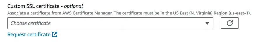 SSL certificate